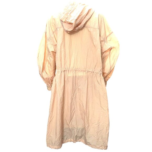 CCC Streetwear Custom Apparel Light Pink Hooded Quick Dry Breathable Long Jacket - Picture 3 of 10